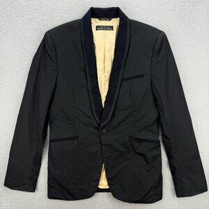 Rag & Bone Blazer Men 38 Black Barneys Collab Shawl Lapel Sport Coat Suit Jacket